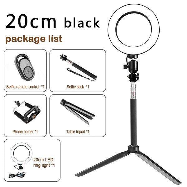 Compatible with Apple, Tripod Fill Light Live Bracket Beauty Light Set Ring Light