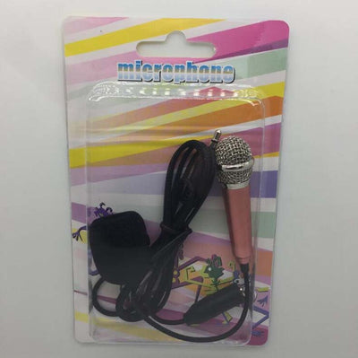 Mini Karaoke Condenser Wired 3.5mm Microphone Mic Mobile Phone For Android