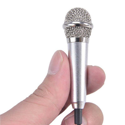 Mini Karaoke Condenser Wired 3.5mm Microphone Mic Mobile Phone For Android