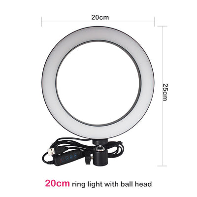 Compatible with Apple, Tripod Fill Light Live Bracket Beauty Light Set Ring Light