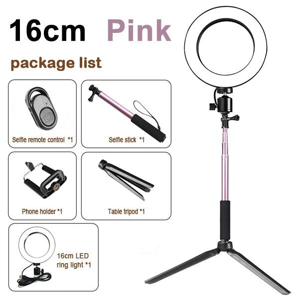 Compatible with Apple, Tripod Fill Light Live Bracket Beauty Light Set Ring Light